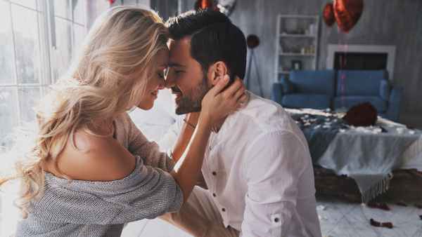 couple embracing