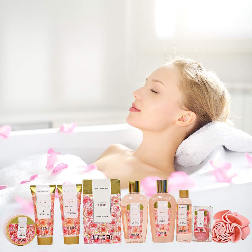 Spa Luxetique 10-Piece Spa Gift Basket