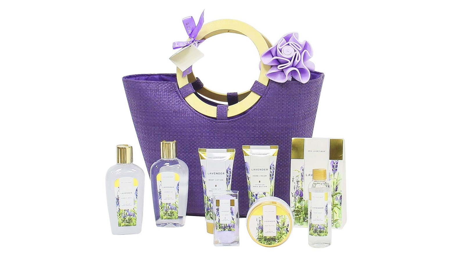 Spa Luxetique 10-Piece Spa Gift Basket