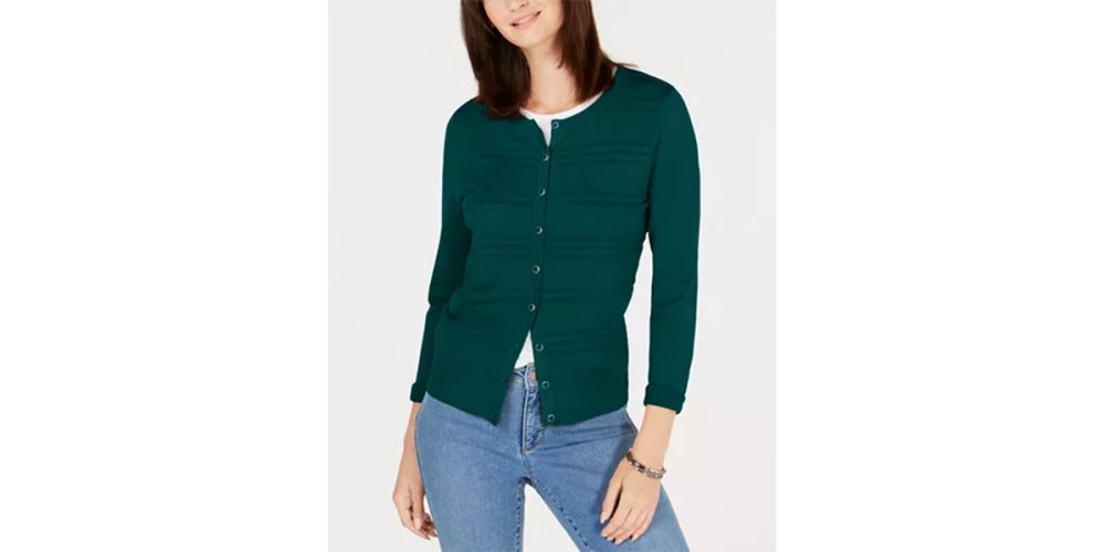 Charter Club Textured Cardigan, Created for Macy's