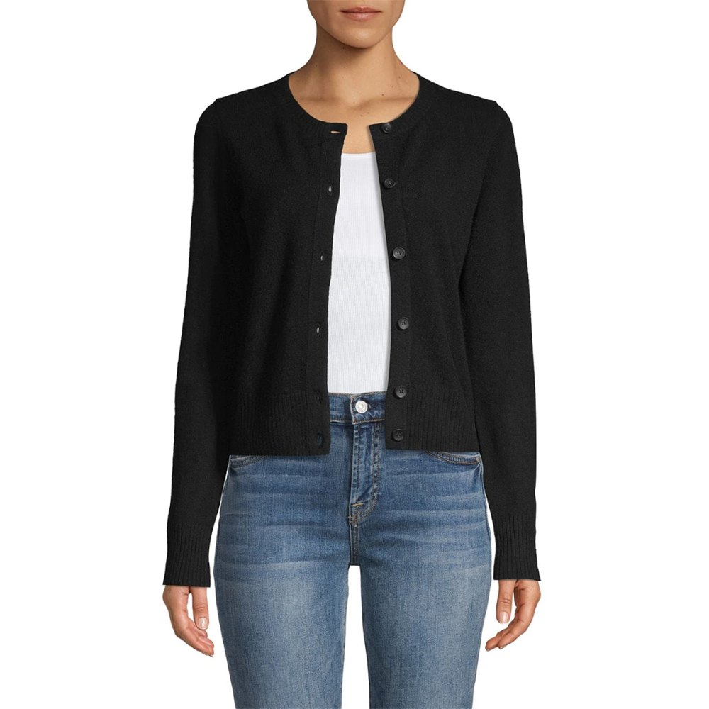 Vince Shrunken Button Cardigan