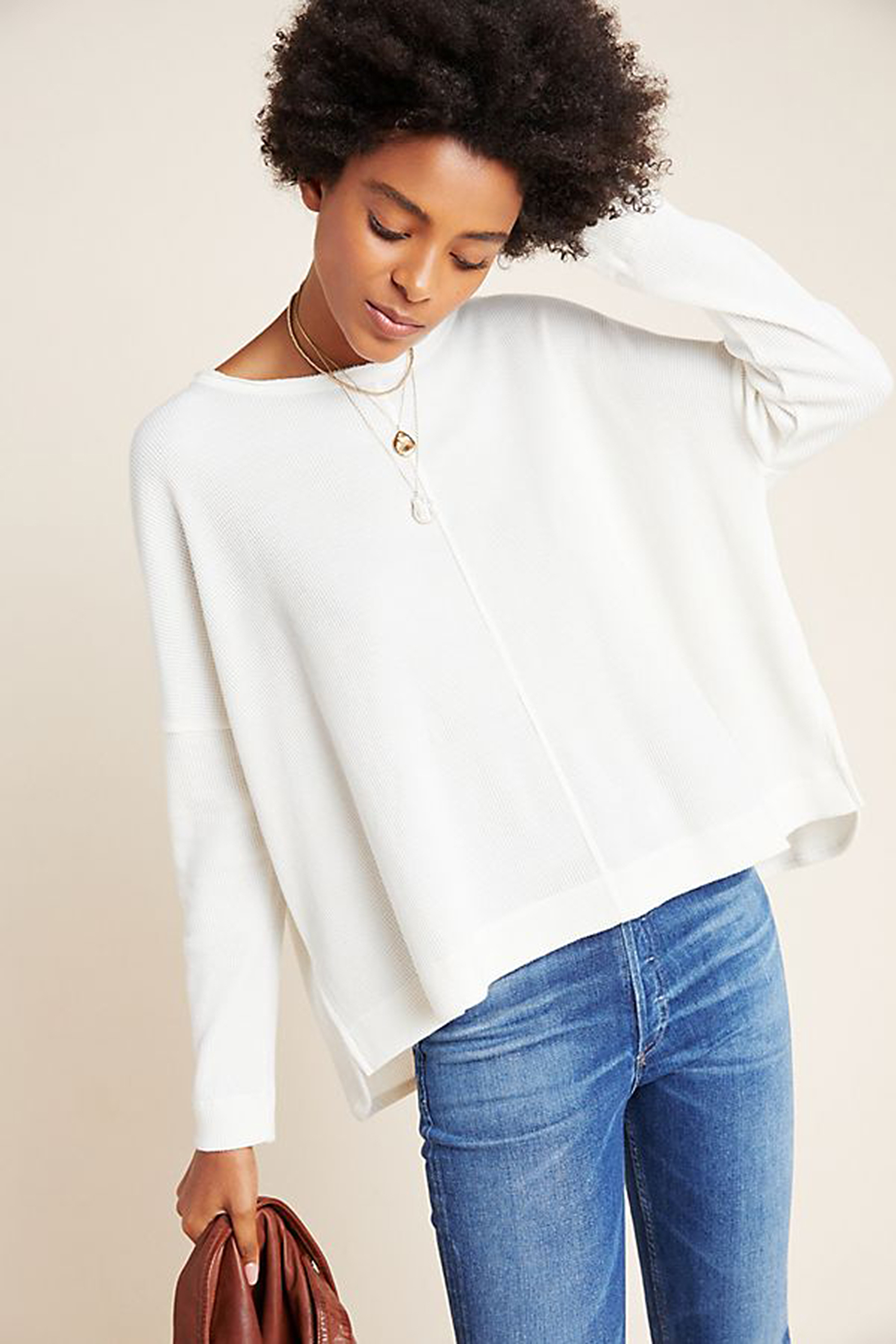 Nori Waffle Pullover