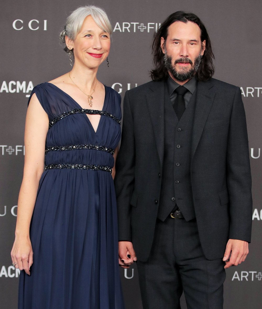 Keanu Reeves' Girlfriend Alexandra Grant On Her Gray Hair