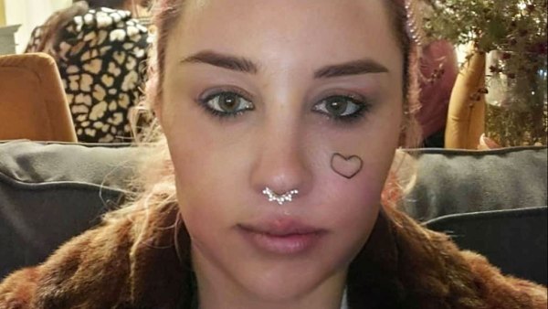 Amanda Bynes Posts NYE Instagram Selfie Featuring What Could Be a Heart-Shaped Tattoo on Her Face