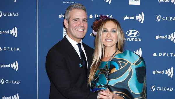 Andy Cohen and Sarah Jessica Parker 30th Annual GLAAD Media Awards