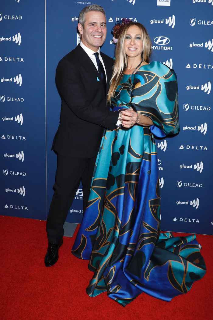 Andy Cohen and Sarah Jessica Parker 30th Annual GLAAD Media Awards