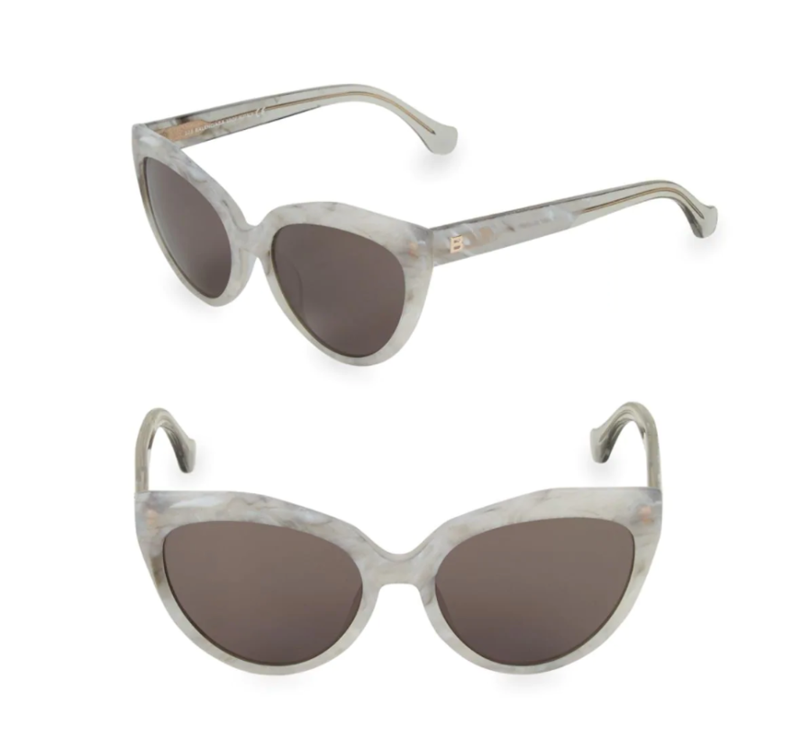 Balenciaga Marble 56MM Cateye Sunglasses