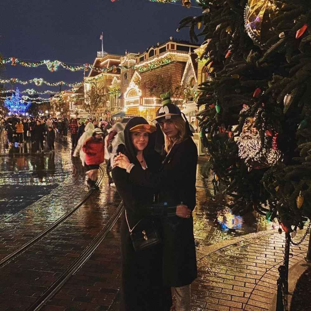 Cara Delevingne and Ashley Benson Cozy Up During Fun Disneyland Visit