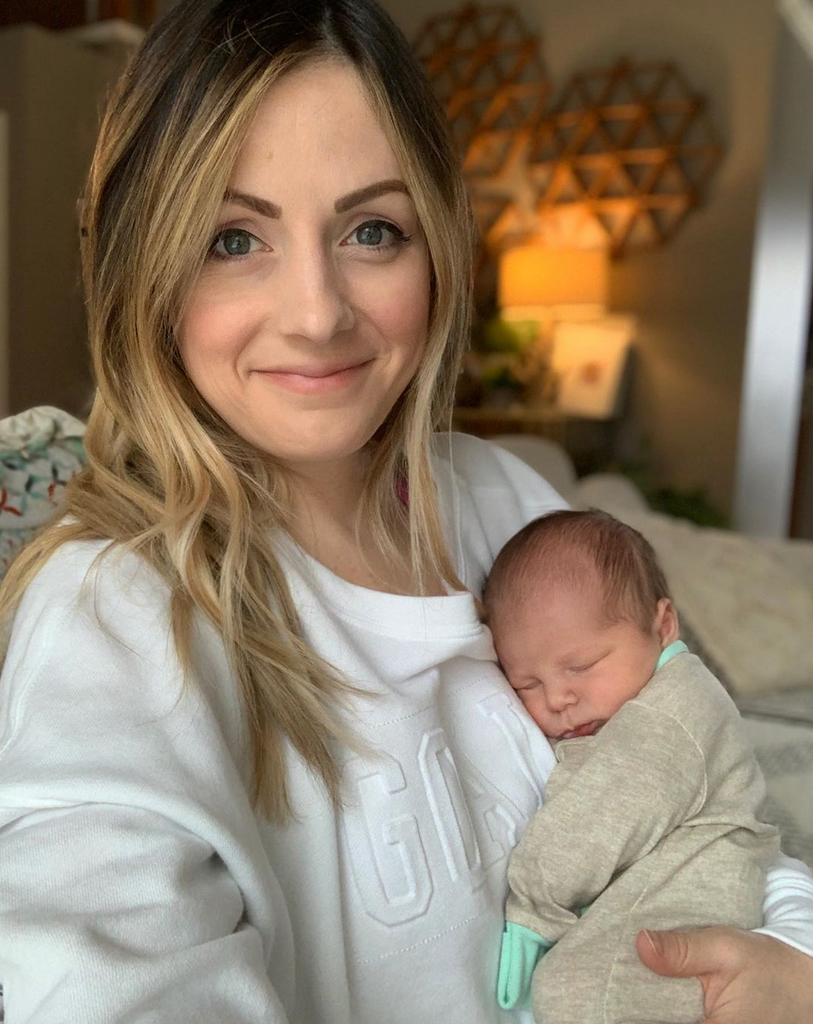 Carly Waddell Shares Adorable Photo 3 Weeks After Son’s Birth