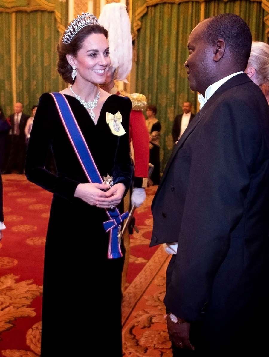 Catherine Duchess of Cambridge Kate Diplomatic Reception