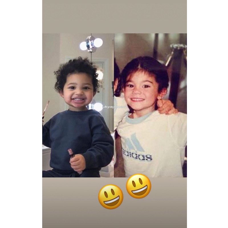 Celeb Look-Alike Kids Kylie Jenner and Stormi Webster
