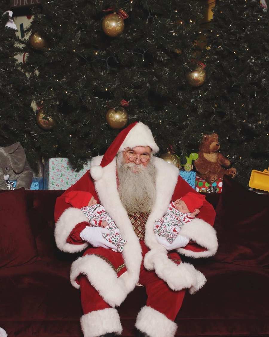 Celebrities Share Kids' Santa Pics