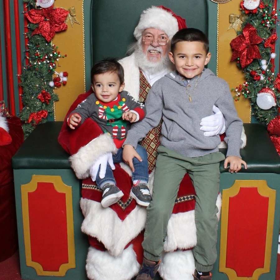 Celebrities Share Kids' Santa Pics