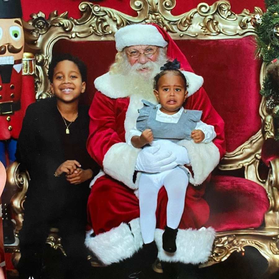 Celebrities Share Kids' Santa Pics