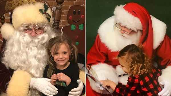 Celebrities Share Kids' Santa Pics