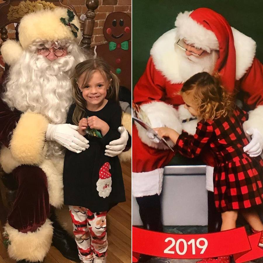 Celebrities Share Kids' Santa Pics