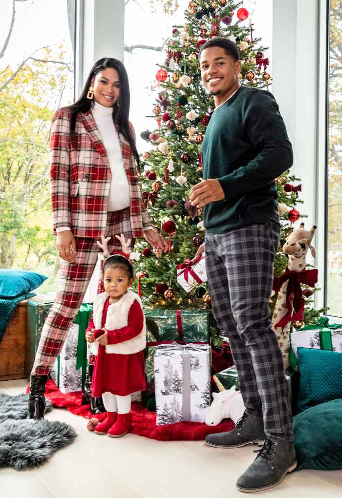 Chanel Iman and Sterling Shepard H&M Holiday Campaign