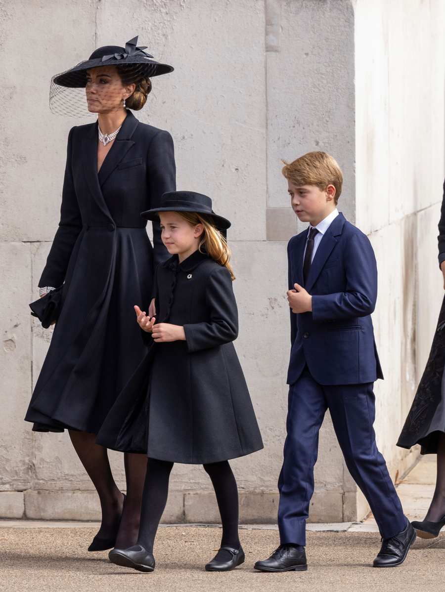 Kate and Charlotte at Funeral
