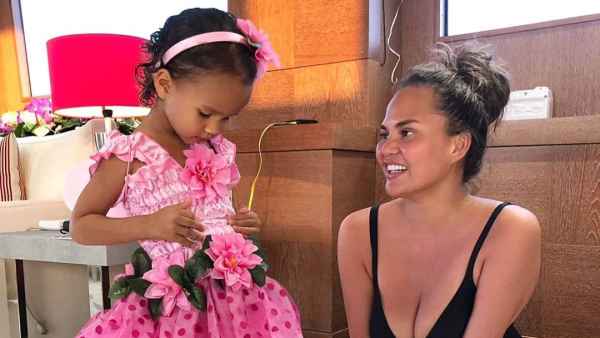 Chrissy Teigen’s Daughter Luna Claims to Be Too Sick for School