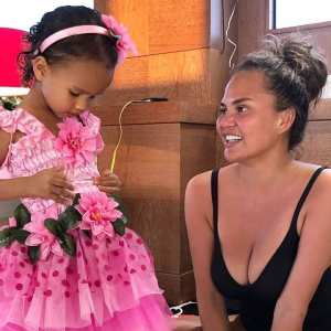 Chrissy Teigen’s Daughter Luna Claims to Be Too Sick for School
