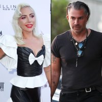 Lady Gaga en Christian Carino in gesprek