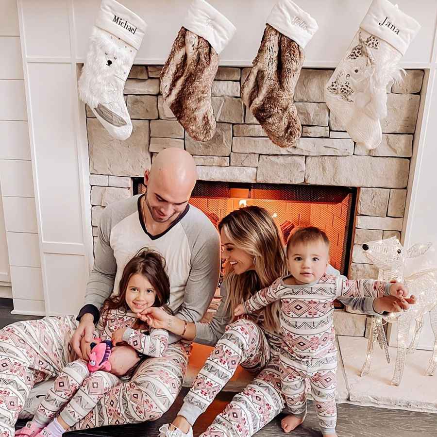 Christmas PJs Jana Kramer and Family