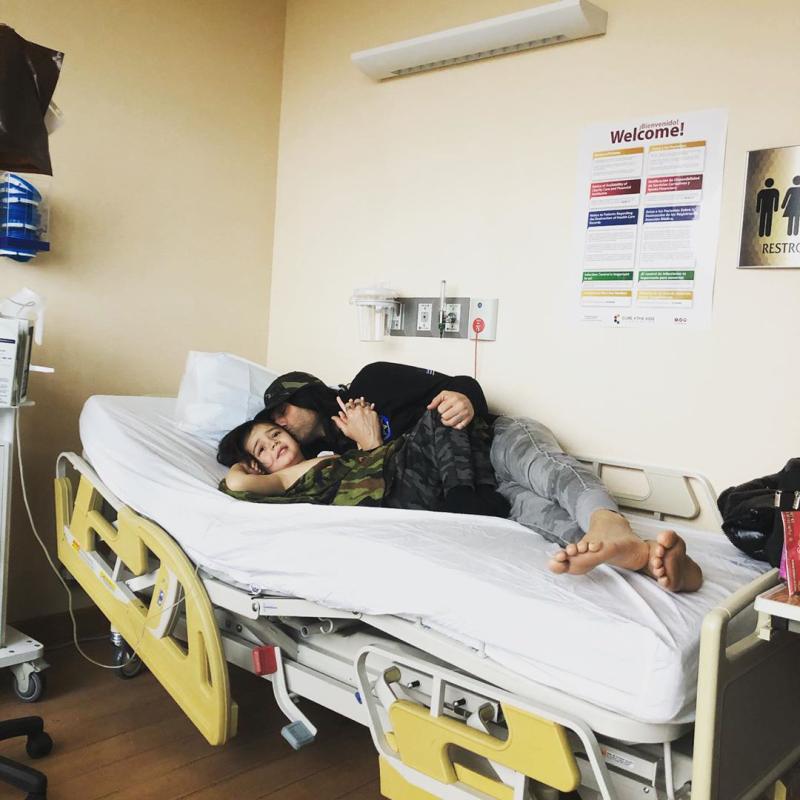 Criss Angel Shares Heartbreaking Photos of Son Johnny Receiving Chemo Treatment