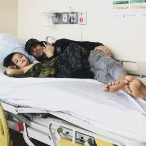 Criss Angel Shares Heartbreaking Photos of Son Johnny Receiving Chemo Treatment