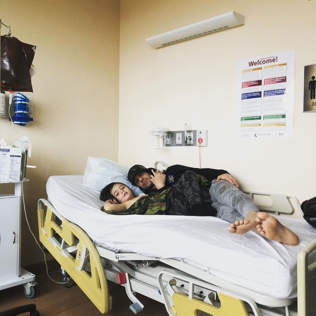 Criss Angel Shares Heartbreaking Photos of Son Johnny Receiving Chemo Treatment