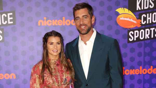 Danica Patrick and Aaron Rodgers Kids' Choice Sports Awards