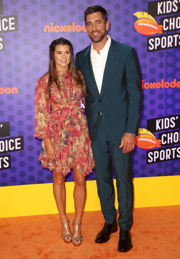 Danica Patrick and Aaron Rodgers Kids' Choice Sports Awards