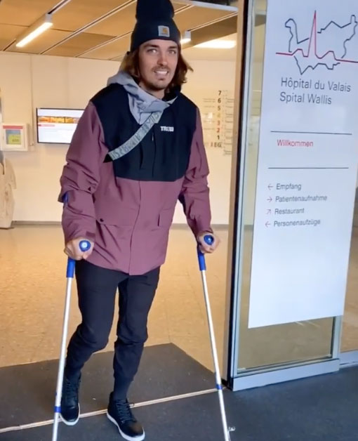 Dean Unglert and Caelynn Miller-Keyes Reunite As He Leaves Hospital After Skiing Accident in Switzerland