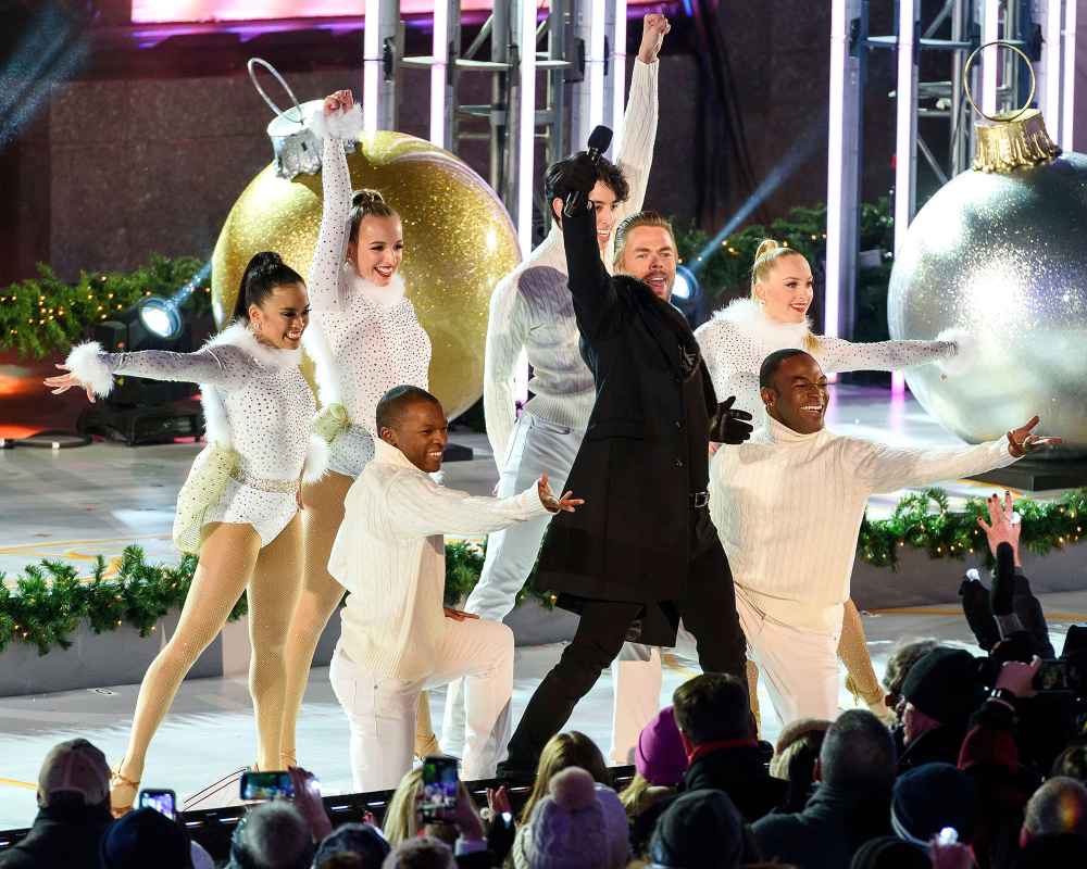 Derek Hough 87th annual Rockefeller Center Christmas Tree Lighting