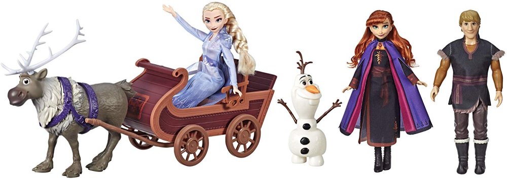 Disney Frozen Sledding Adventures Doll Pack