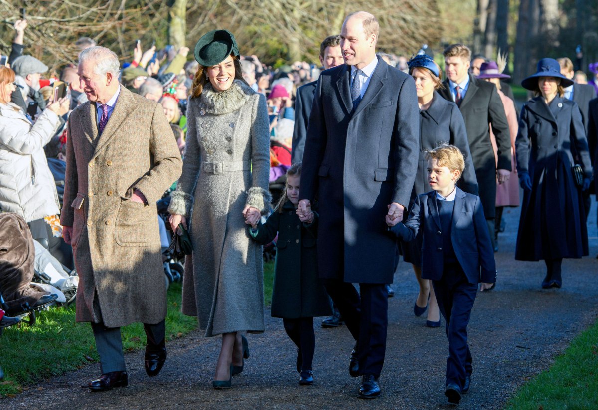 The Royals Attend Christmas Day Church Service Pics