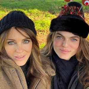 Elizabeth Hurley and Son Damian Hurley Twinning Instagram