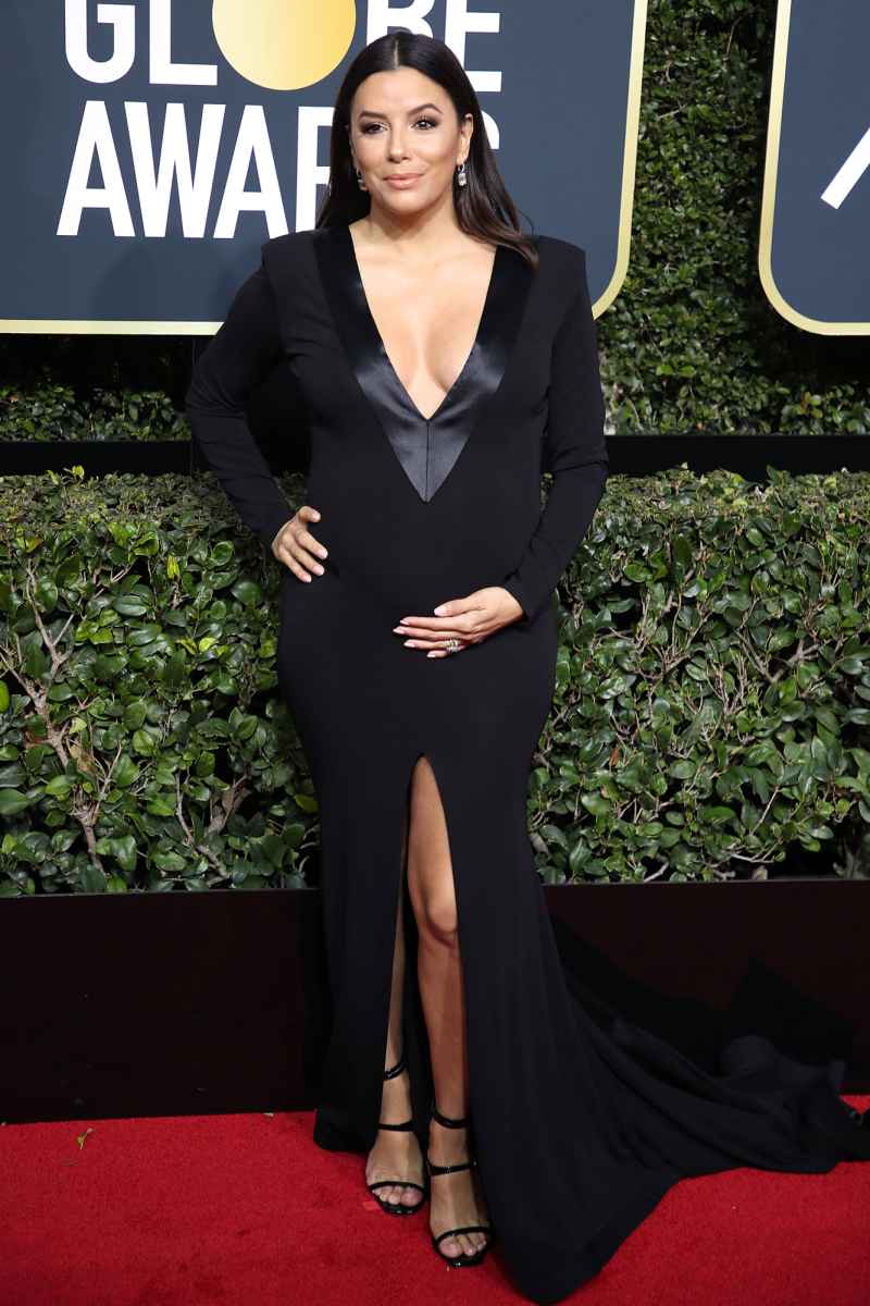 Eva Longoria Baby Bumps at the Golden Globes