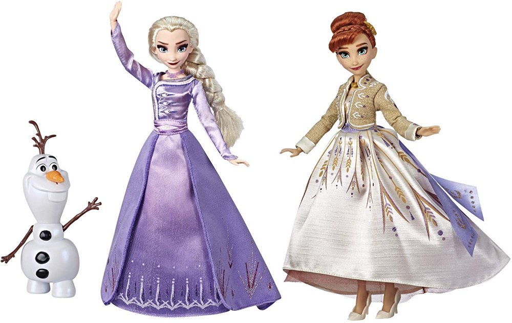Frozen Disney Elsa, Anna, & Olaf Deluxe Fashion Doll Set (Amazon Exclusive)