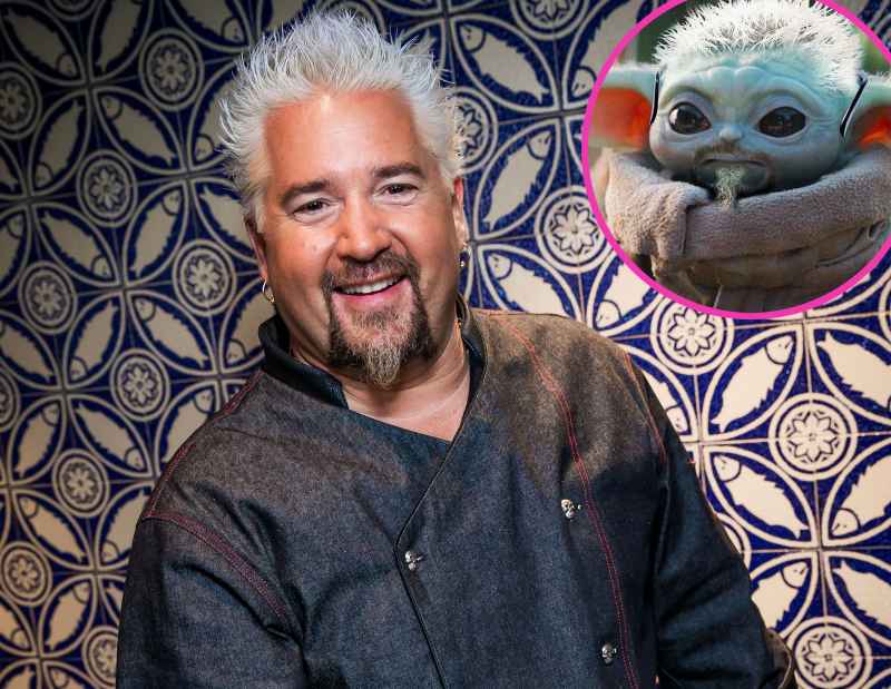 Guy Fieri Shared a Meme of Himself as Baby Yoda