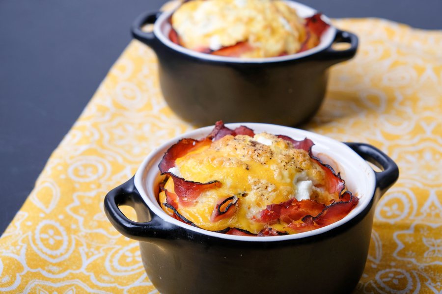 Ham and Egg Cups 8 High-Protein, Low-Carb Breakfast Recipes That Will Keep You Full Longer