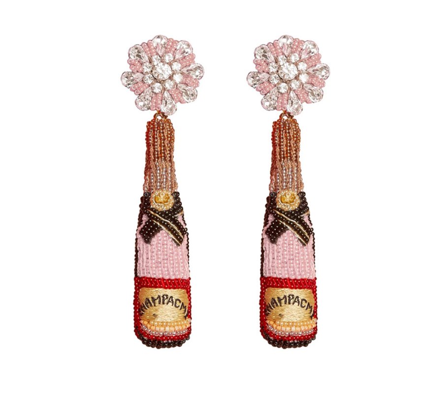 Haute Hostess Gift Guide - Mignonne Gavigan Rose Champagne Earrings