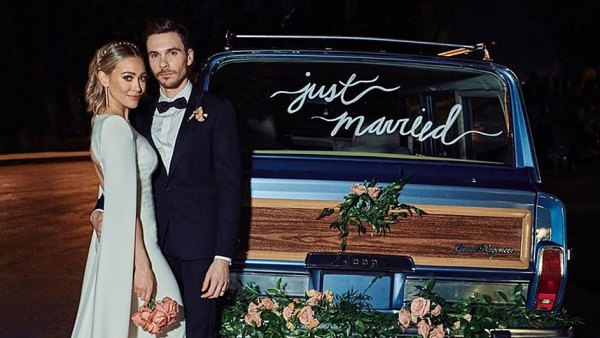 Hilary Duff's Jenny Packham Wedding Dress Vogue Video