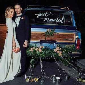 Hilary Duff's Jenny Packham Wedding Dress Vogue Video