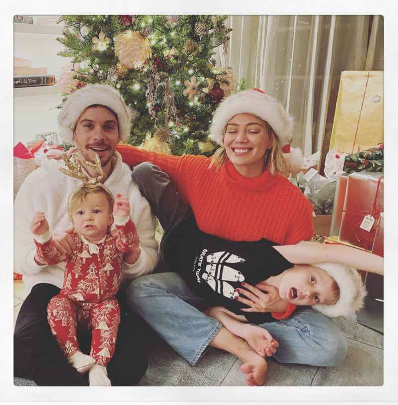Hilary Duff and Matthew Koma Christmas kids