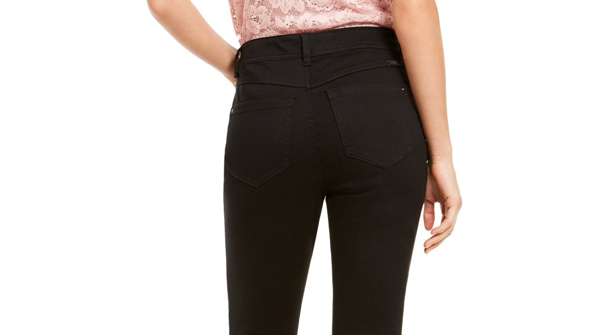 INC Embellished-Hem Ankle Jean