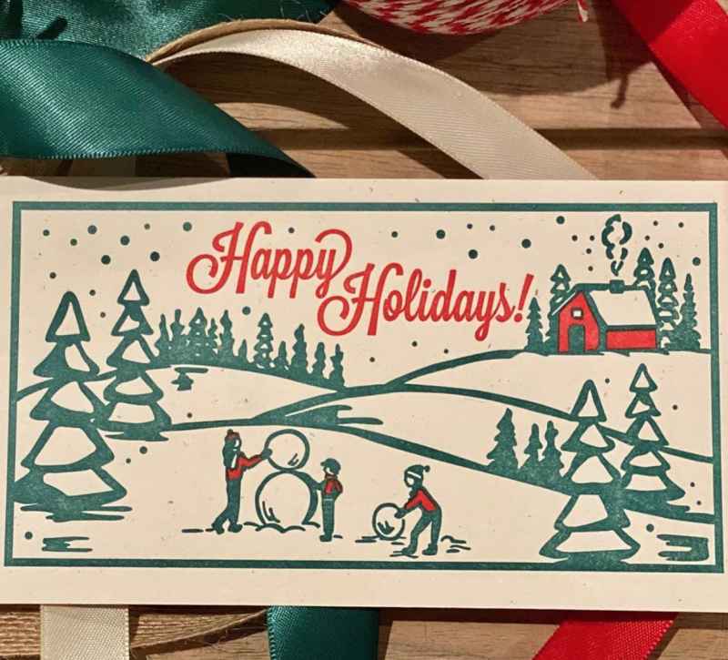 Jennifer Garner Christmas card