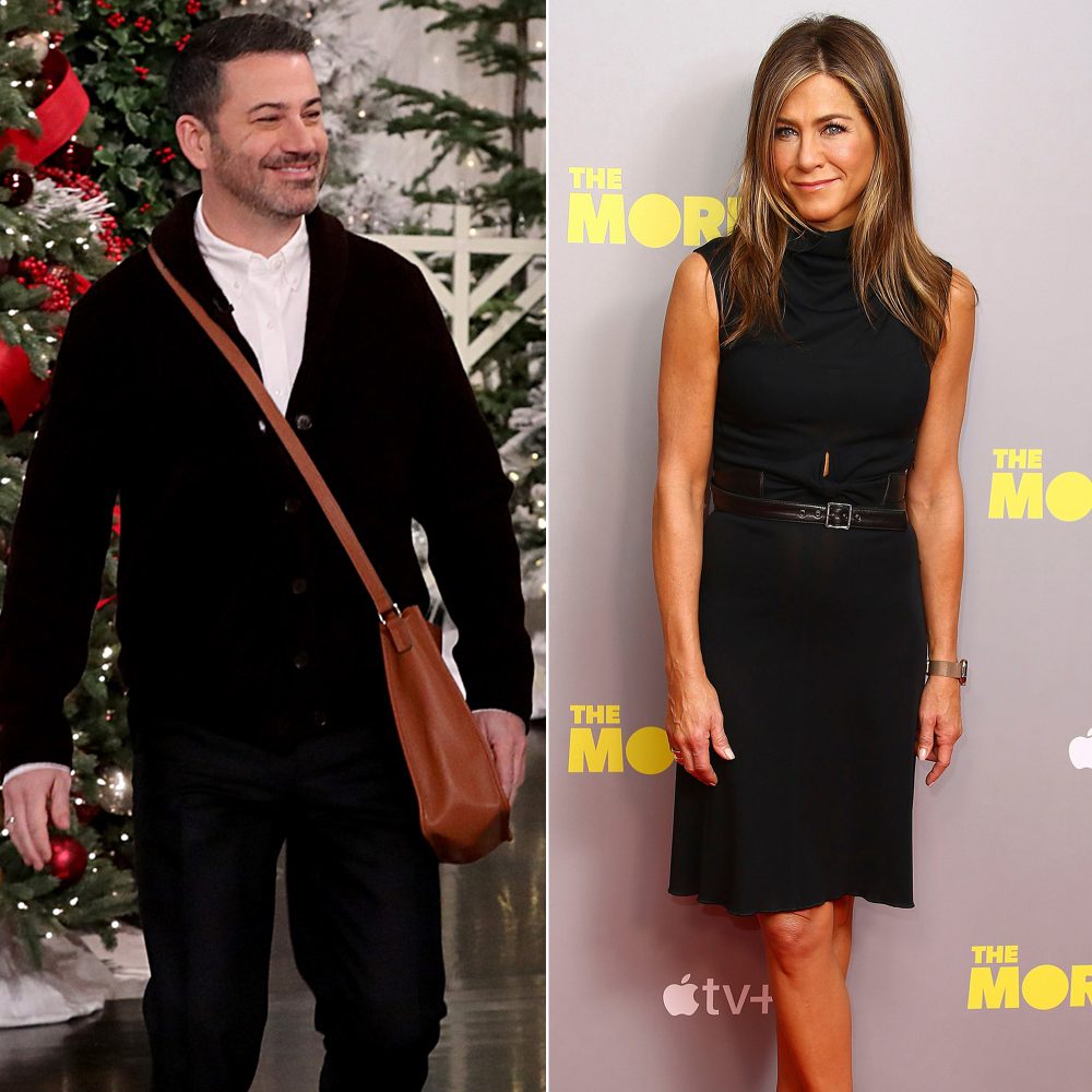 Jimmy Kimmel Dishes on Friendsgiving With Jennifer Aniston