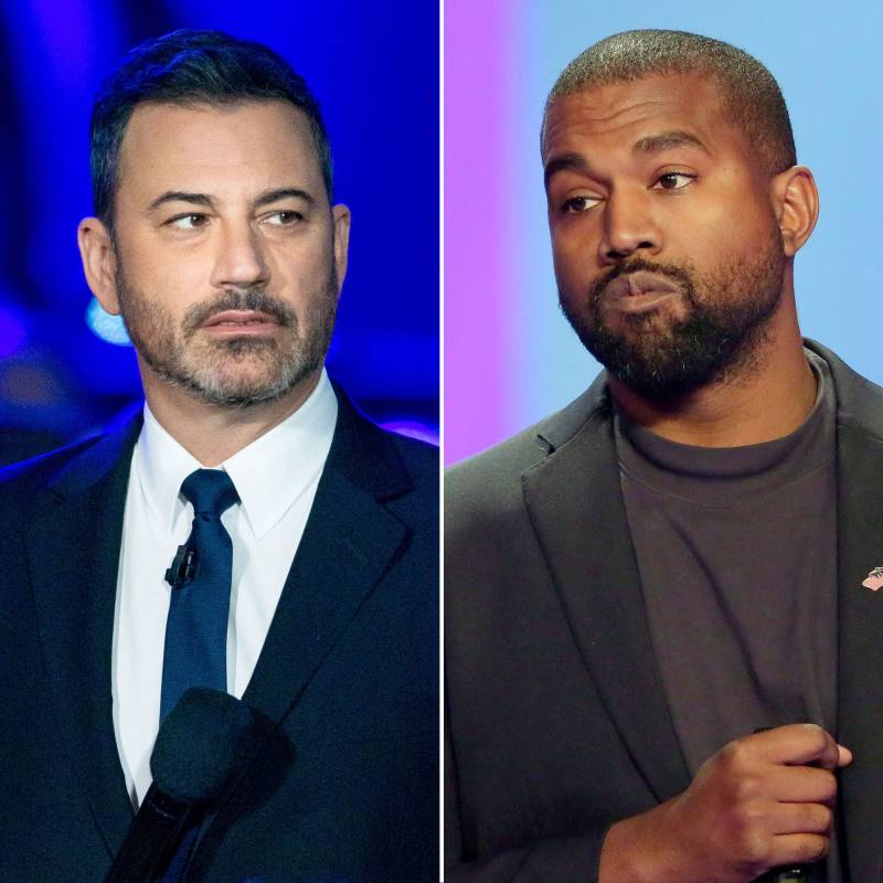 Jimmy Kimmel and Kanye West Celebrity Feuds of 2010s