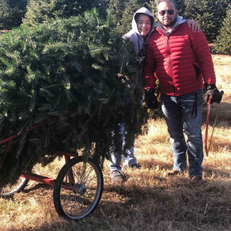 Jon Gosselin and Son Collin Gosselin Pick Out Christmas Tree