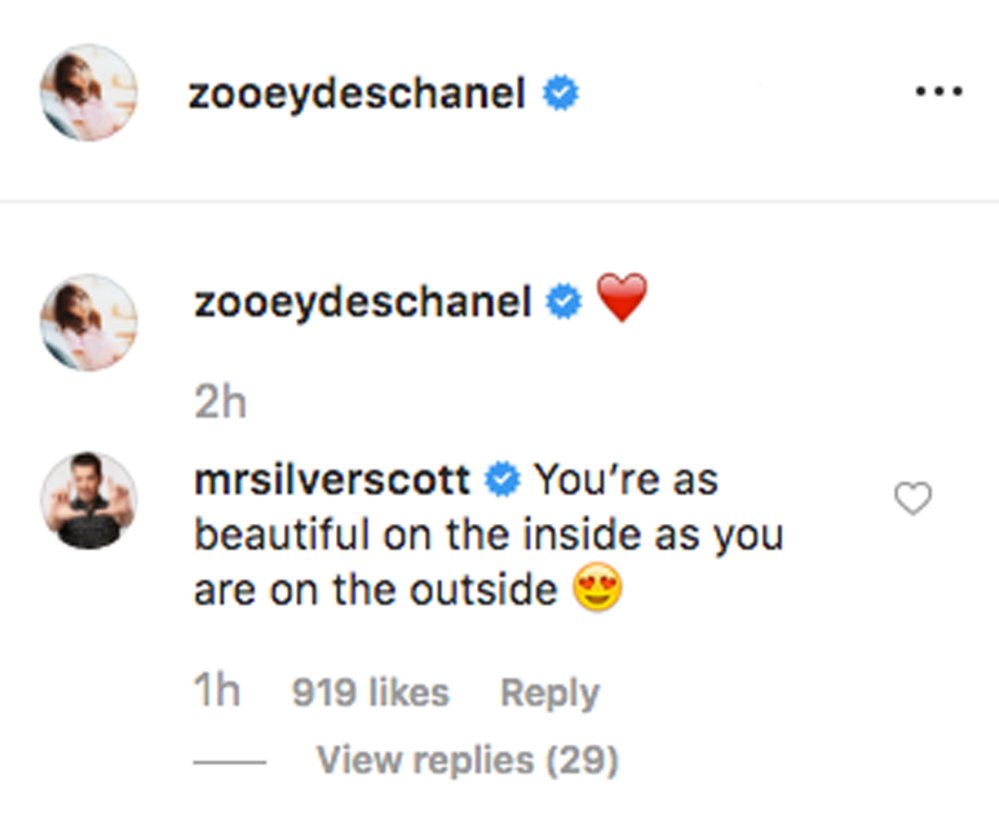 Jonathan Scott Leaves Heartfelt Comment on Zooey Deschanel&rsquo;s Instagram